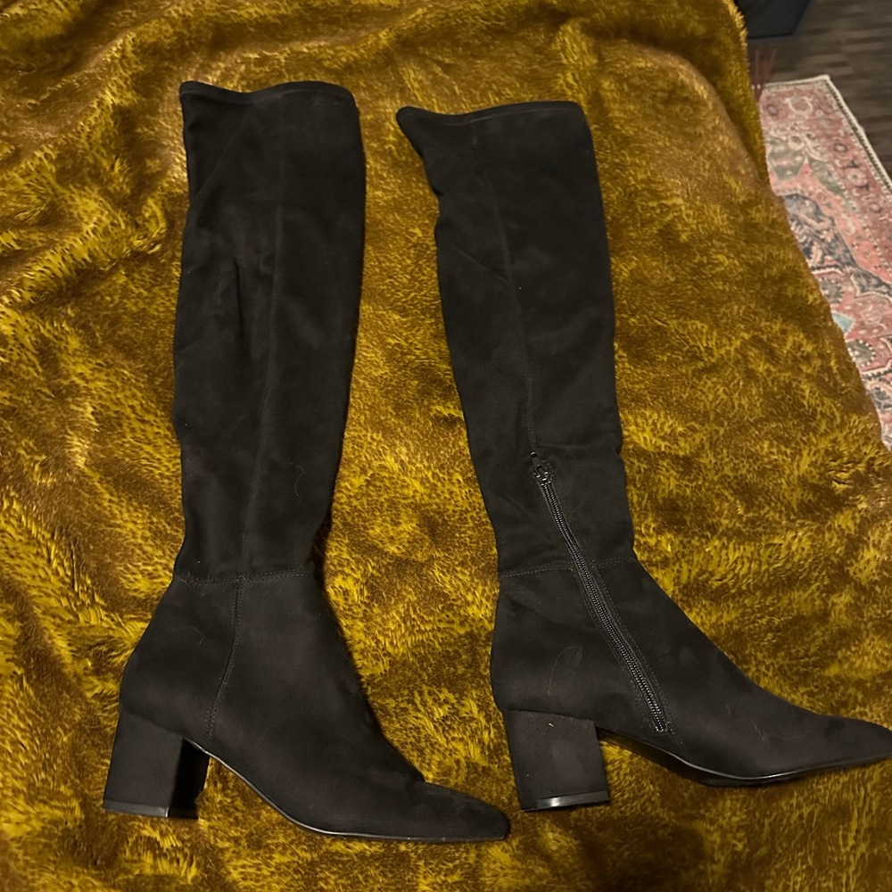 Steve Madden over the knee suede boots